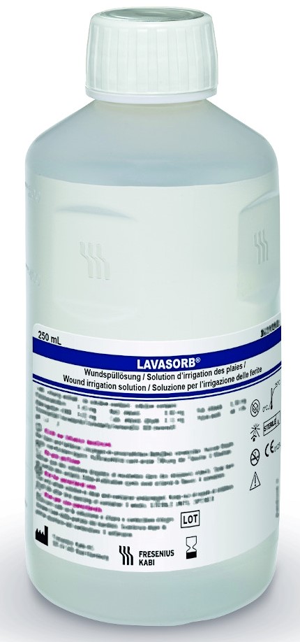 LAVASORB Wundspüllösung 12X250 ml Spüllösung