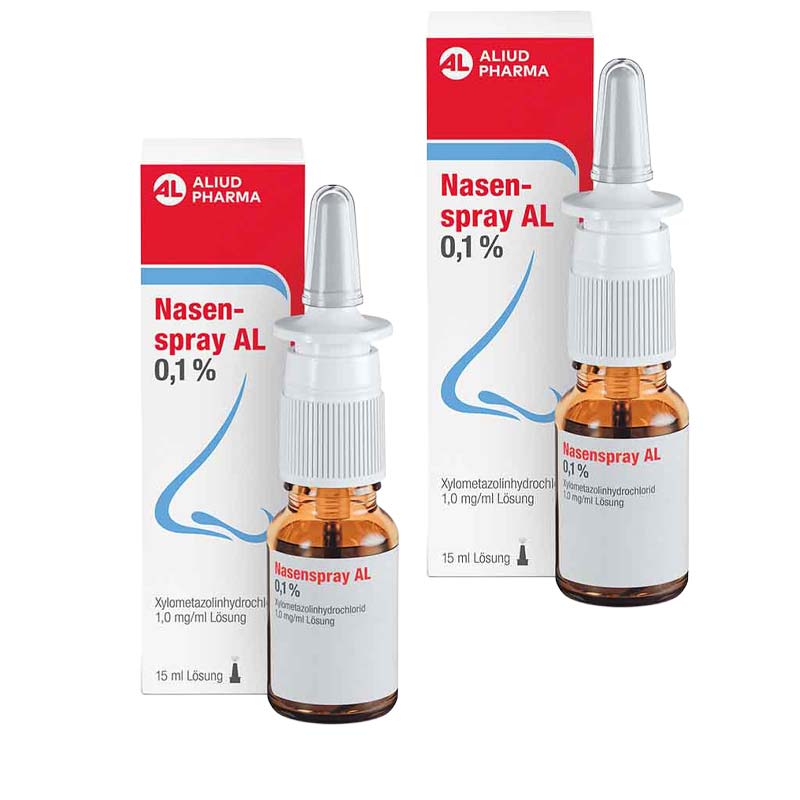 Nasenspray AL 0,1% Doppelpack 2X15 ml Lösung