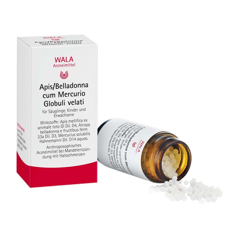 WALA Apis/Belladonna cum Mercurio, Globuli velati 20 g Globuli
