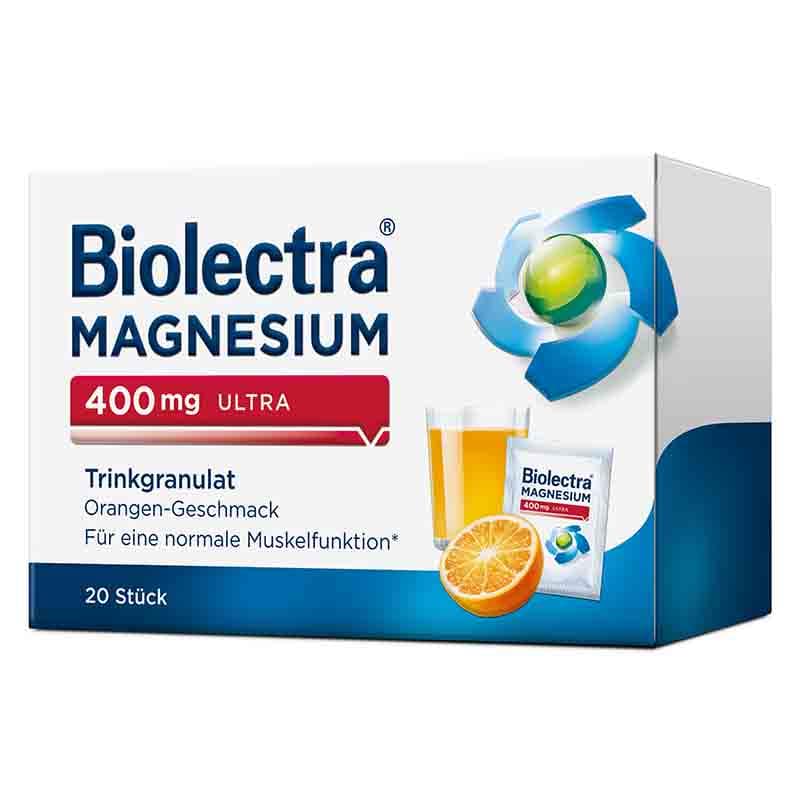Biolectra MAGNESIUM 400mg ULTRA Orange  40 St Granulat