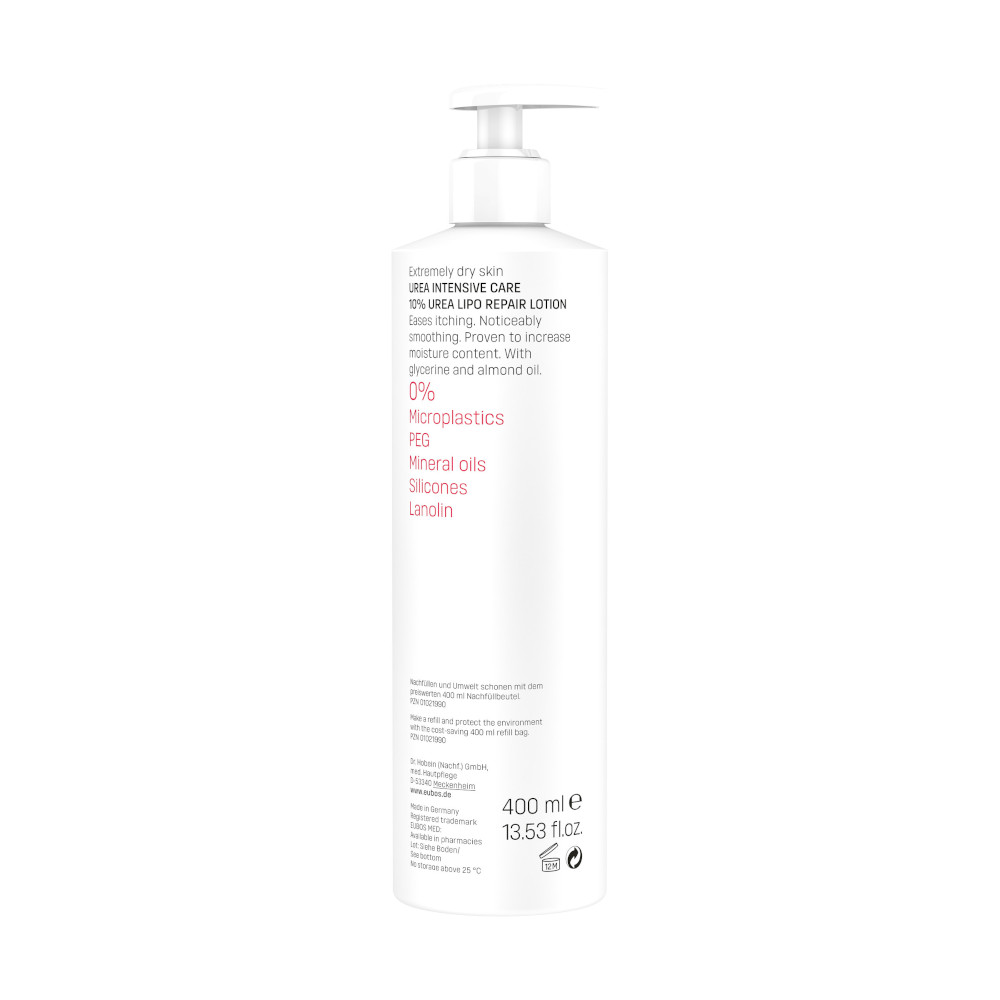 EUBOS UREA 10% KÖRPERLOTION SPENDER 400 ml Lotion