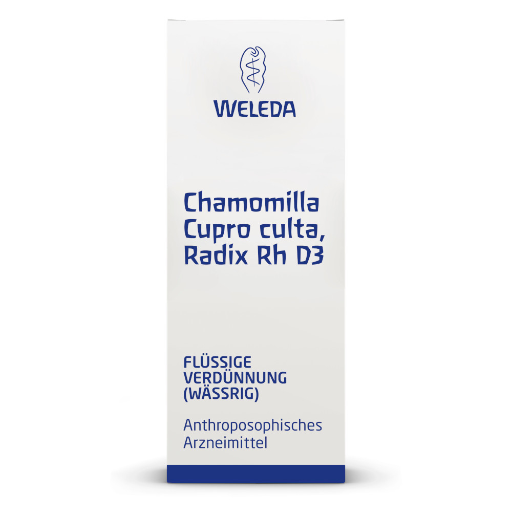 WELEDA Chamomilla Cupro culta, Radix Rh D 3  20 ml Dilution