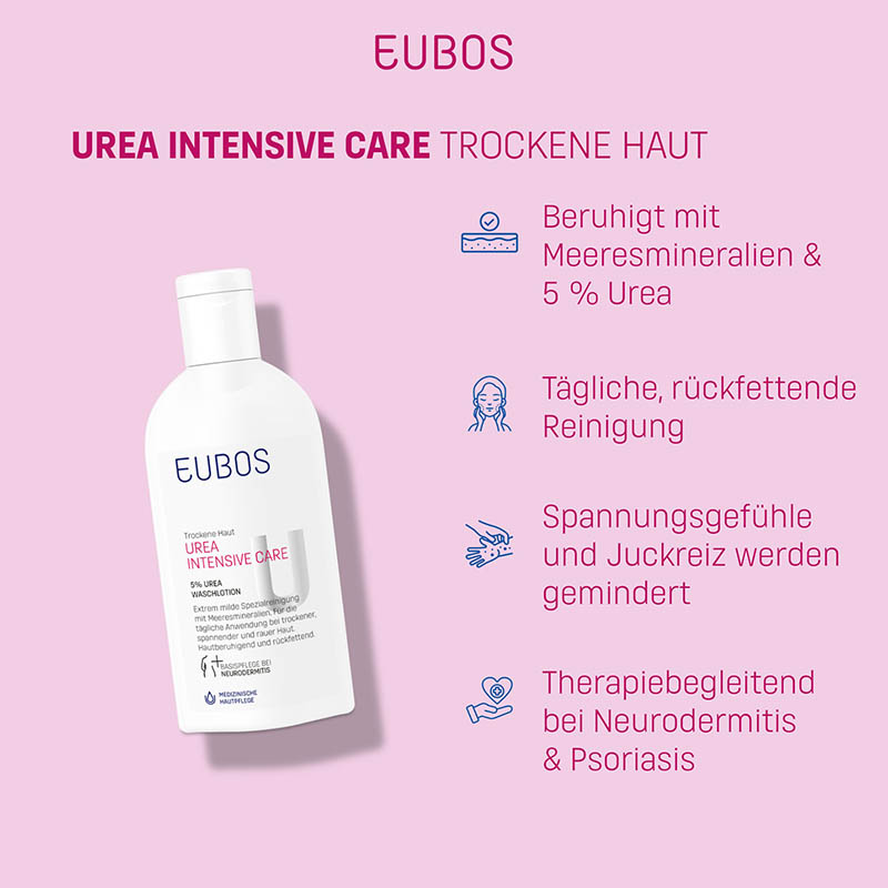 EUBOS TROCKENE Haut Urea 5% Waschlotion 200 ml Lotion