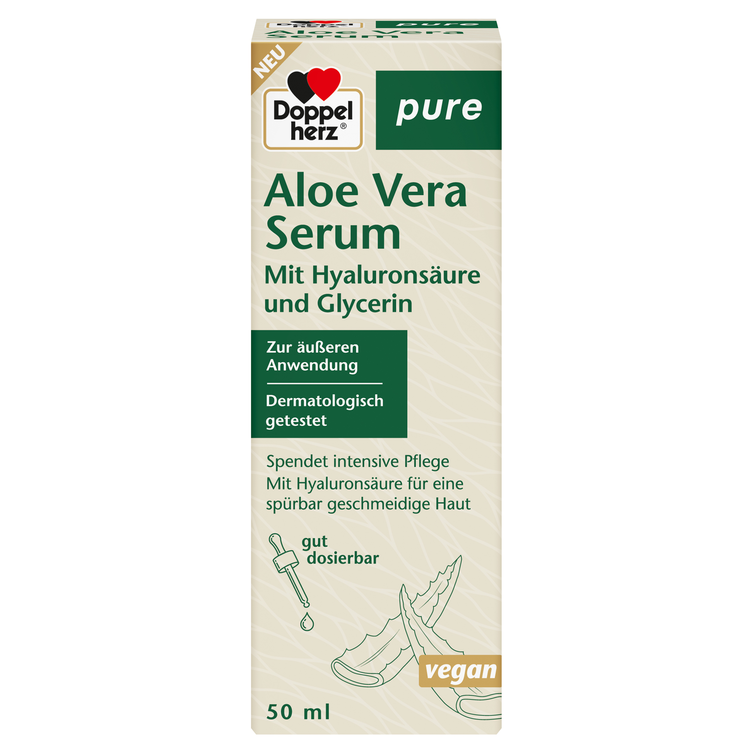 Doppelherz pure Aloe Vera Serum 50 ml Flüssigkeit