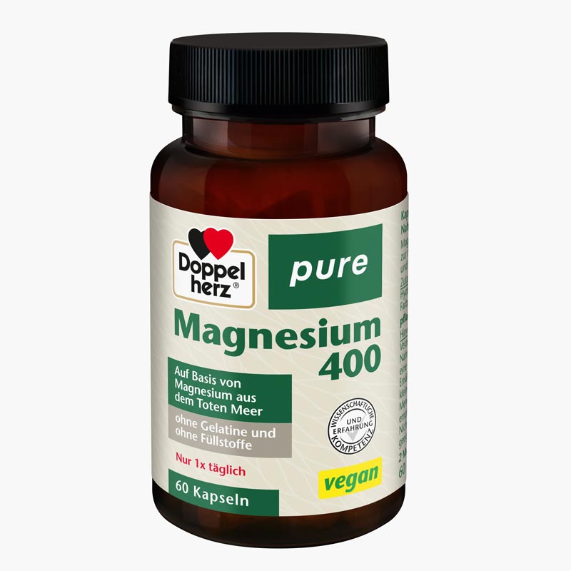 Doppelherz pure Magnesium 400  60 St Kapseln