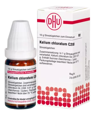 KALIUM CHLORATUM C 200 Globuli 10 g Globuli