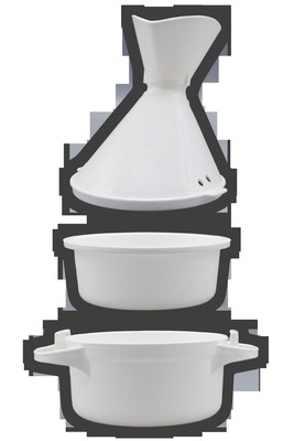 INHALATOR Kunststoff doppelwandig bewegl.Mundstück 1 St