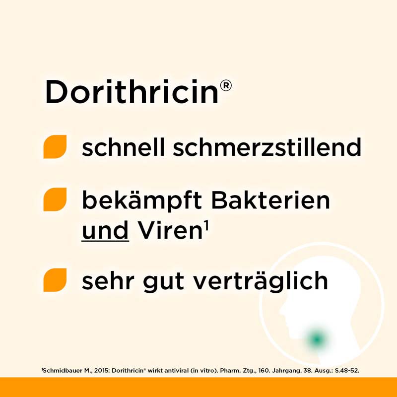 Dorithricin Classic Lutschtabletten bei Halsschmerzen  20 St Lutschtabletten