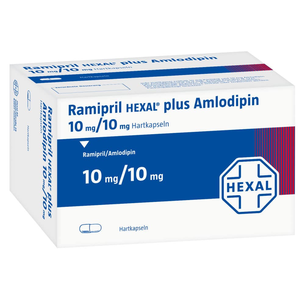 Ramipril HEXAL plus Amlodipin 10mg/10mg 100 St Hartkapseln