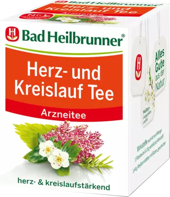 Bad Heilbrunner Herz- und Kreislauftee N 8X1.5 g Filterbeutel