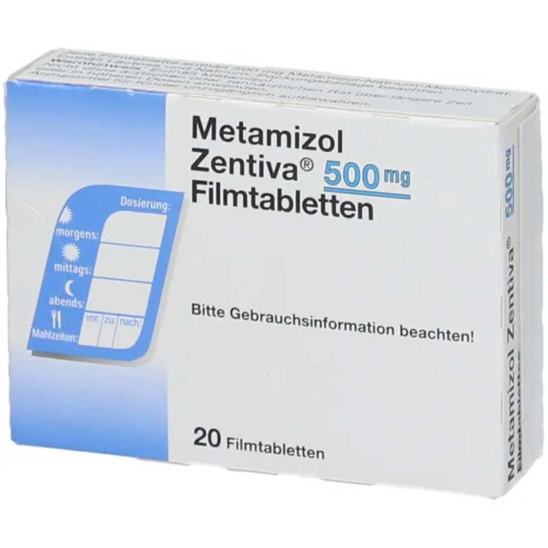 Metamizol Zentiva 500 mg 20 St Filmtabletten