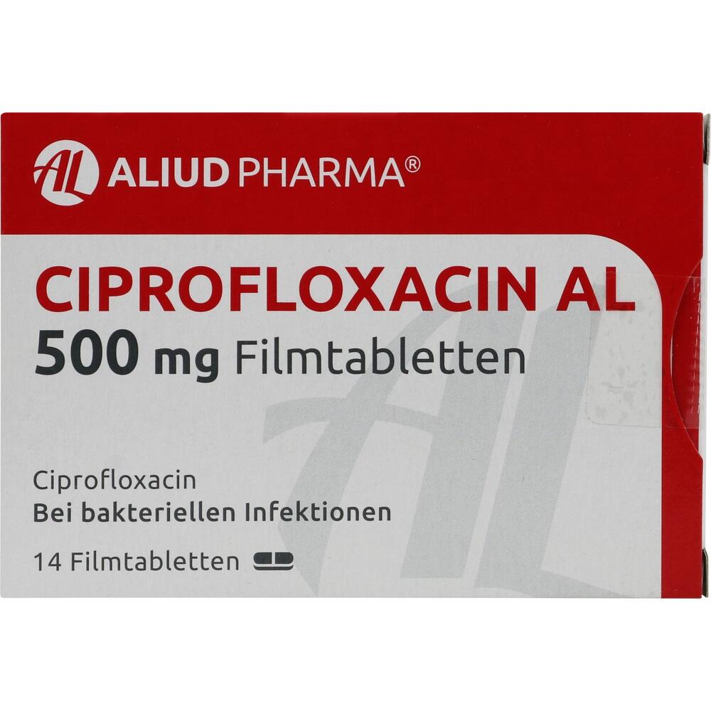 CIPROFLOXACIN AL 500mg 14 St Filmtabletten