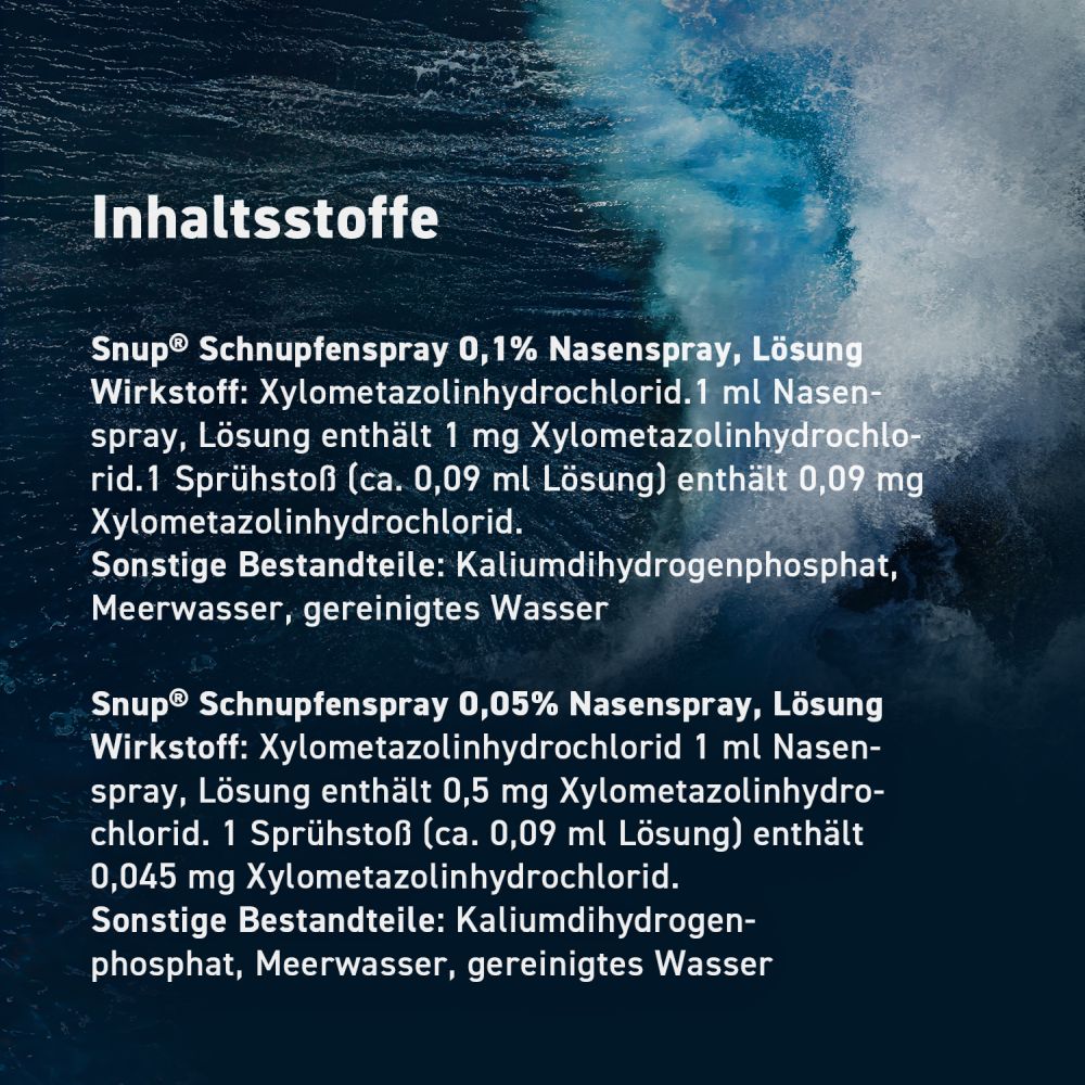 Snup Schnupfenspray 0,1% 15 ml Nasenspray