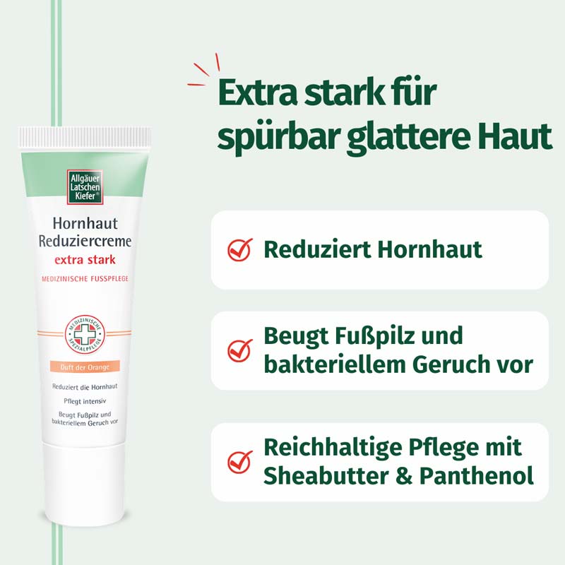 Allgäuer Latschen Kiefer Hornhaut Reduzier-Creme extra stark 30 ml Creme