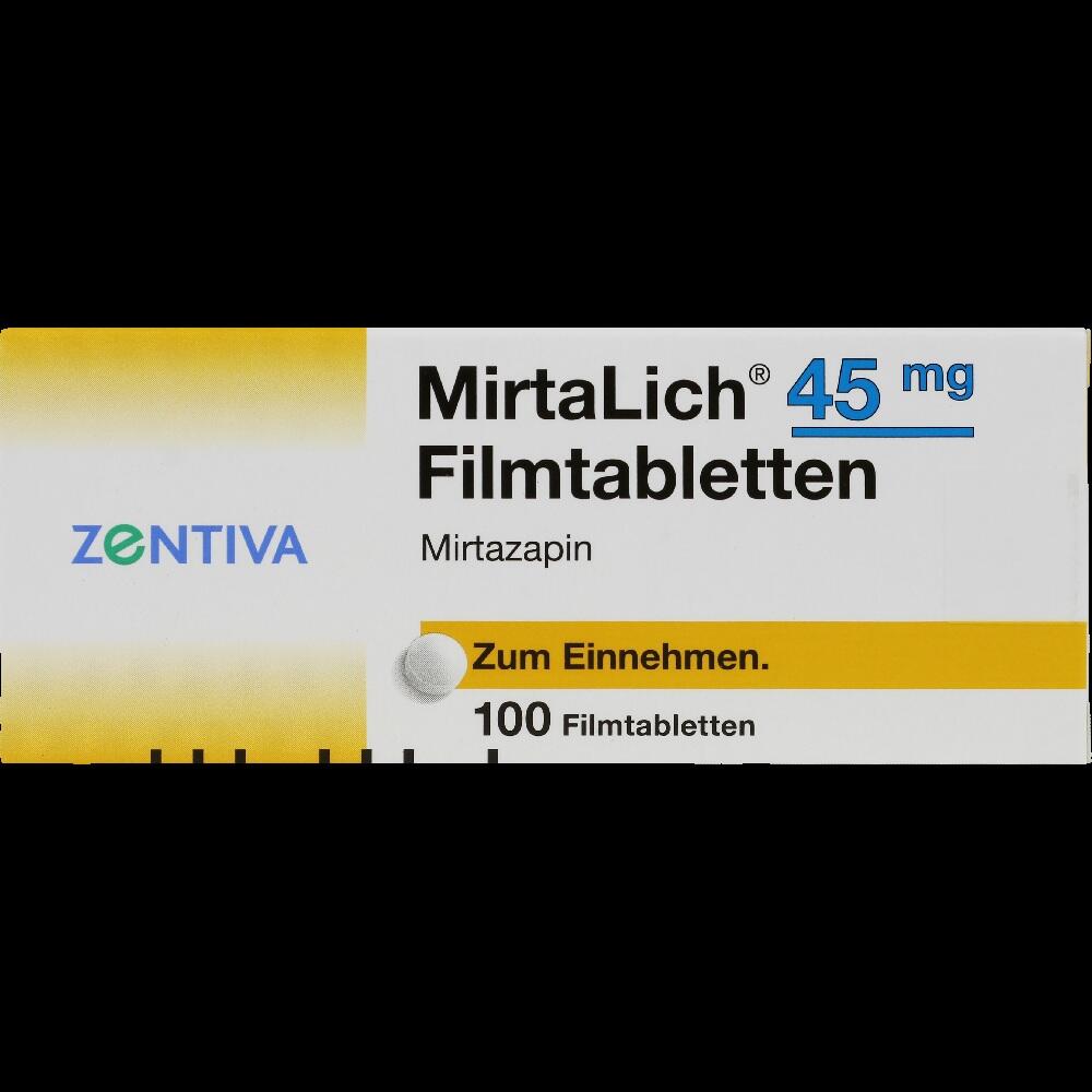 MirtaLich 45mg 100 St Filmtabletten