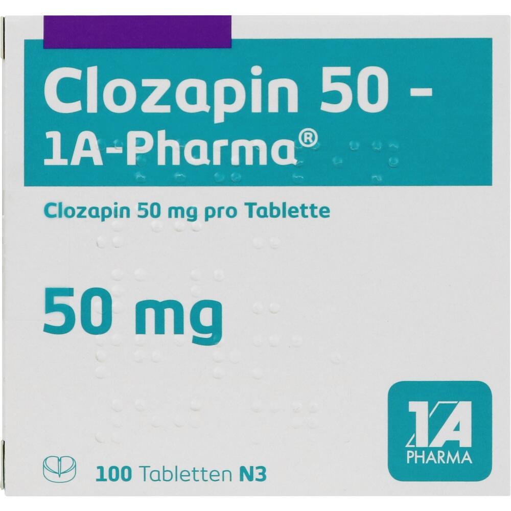 Clozapin 50-1 A Pharma 100 St Tabletten