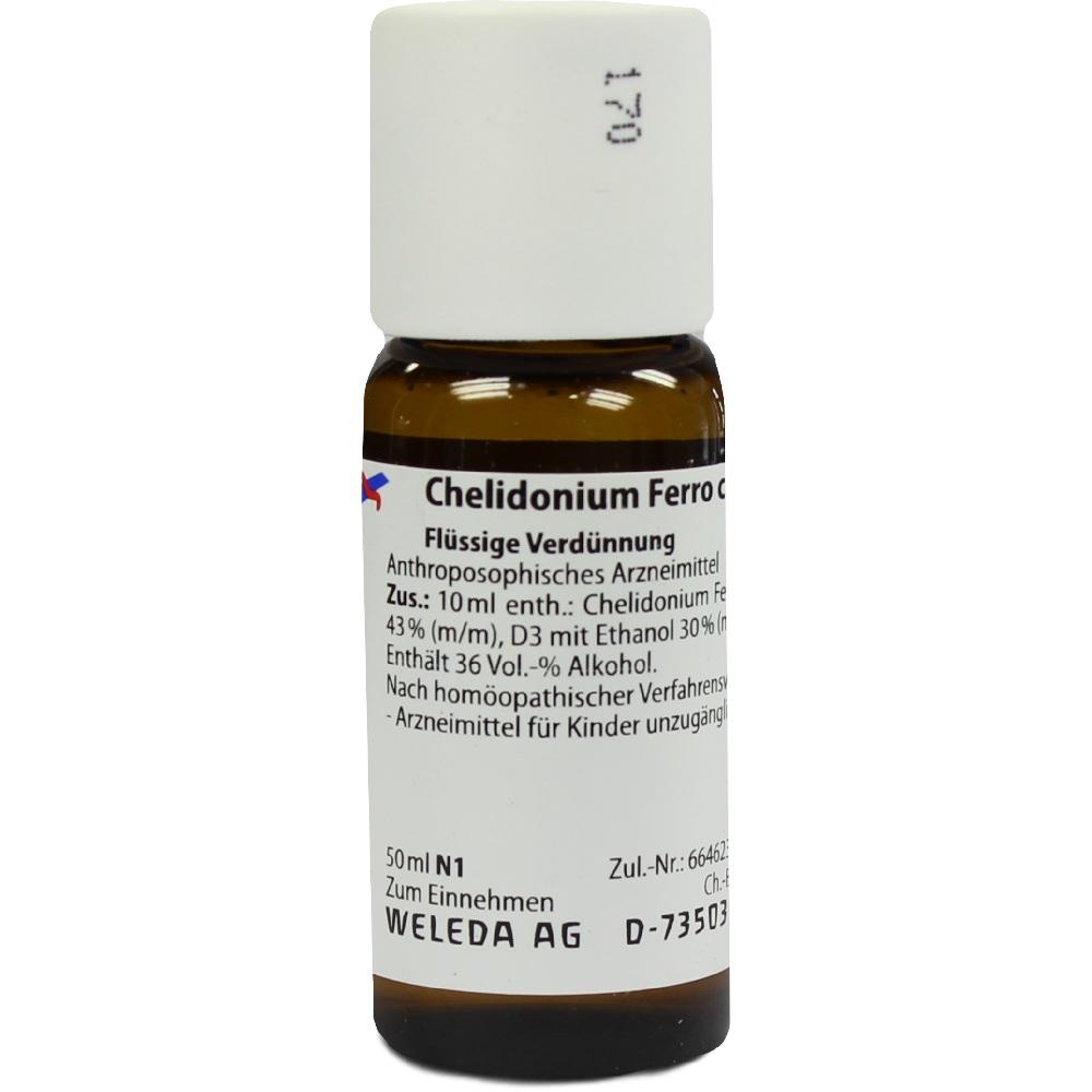 WELEDA CHELIDONIUM FERRO CULTUM D 3 Dilution 50 ml Dilution