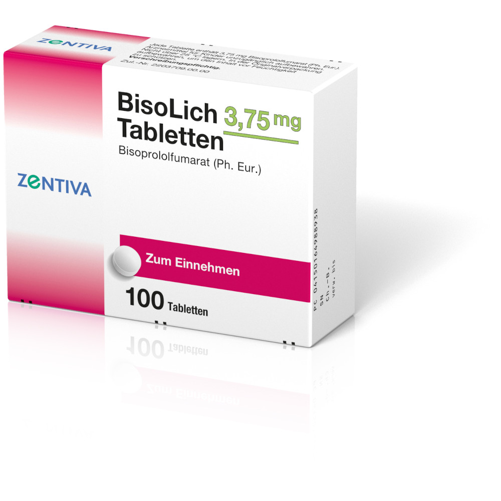 BisoLich 3,75 mg Tabletten 100 St Tabletten