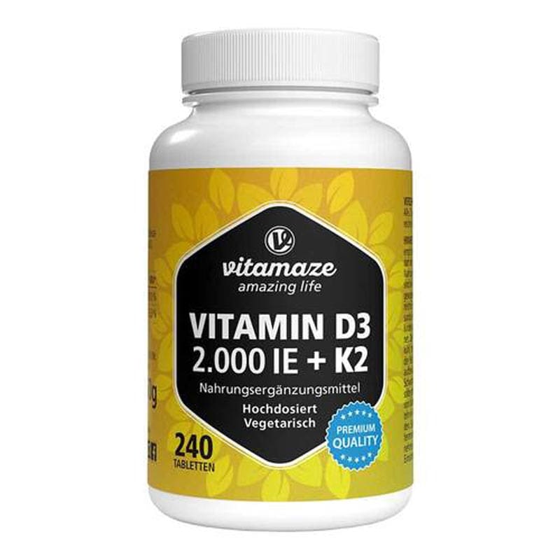 vitamaze VITAMIN D3 2.000 I.E. + K2 240 St Tabletten