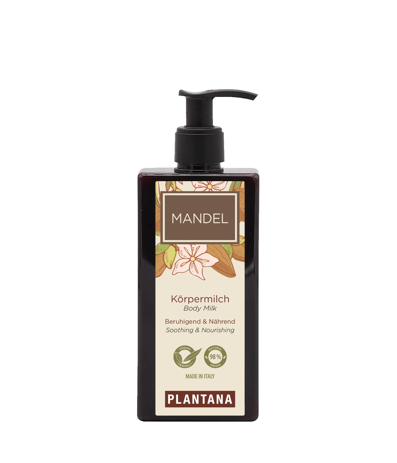 PLANTANA Körpermilch Mandel 250 ml Milch