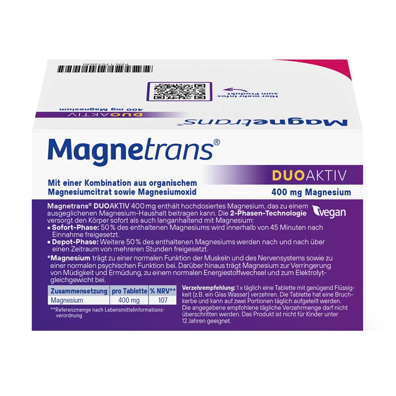 Magnetrans DUOAKTIV 400 mg 100 St Tabletten