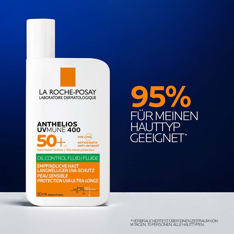 LA ROCHE-POSAY ANTHELIOS UVMUNE 400 LSF 50+ OIL CONTROL FLUID 50 ml Flüssigkeit