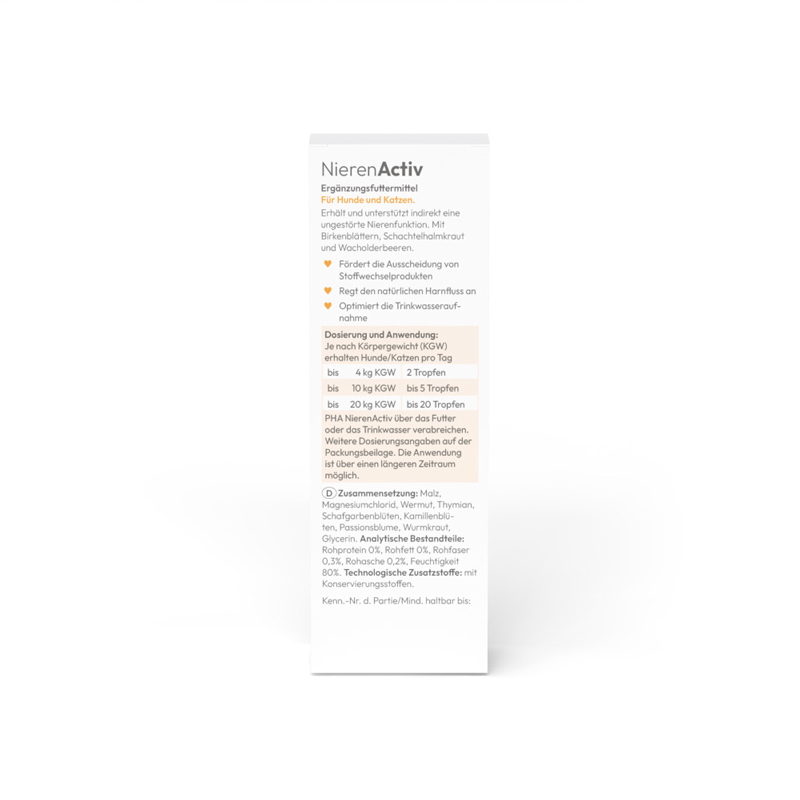 PHA NierenActiv Tropfen für Hunde und Katzen 30 ml Tropfen