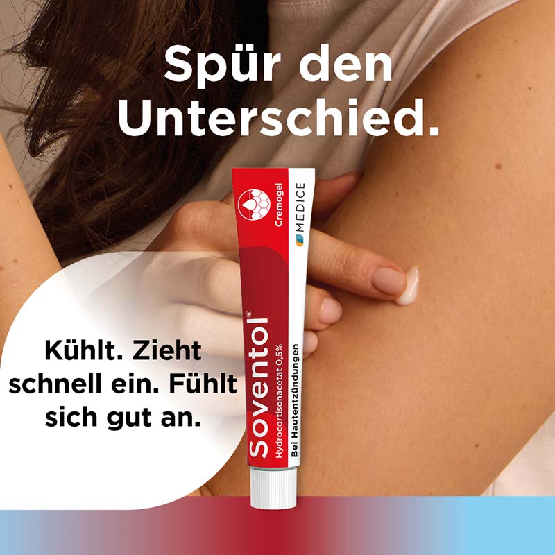 Soventol HydroCortisonACETAT 0,5% bei Hautentzündungen 30 g Creme