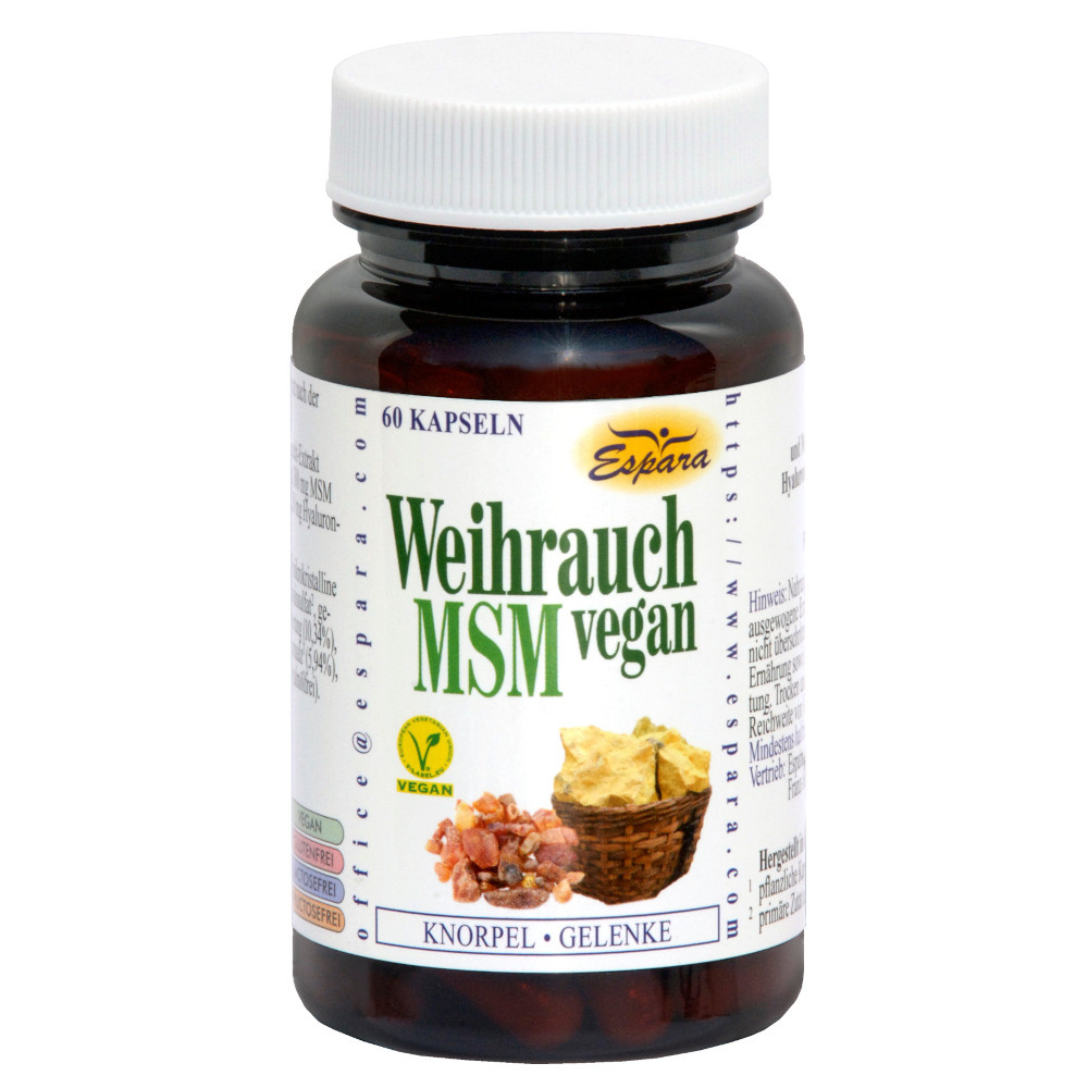 Espara Weihrauch MSM vegan 60 St Kapseln