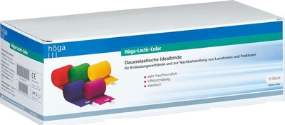 HÖGA LASTIC Color Idealbinde 8 cmx5 m schw.cello. 1 St Binden