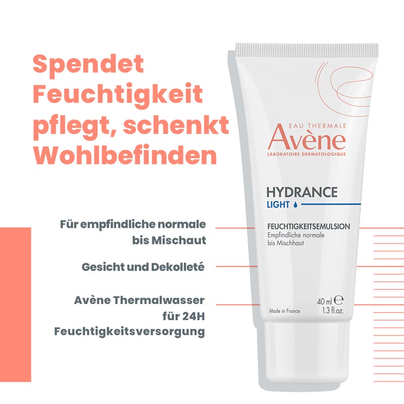 Avène HYDRANCE LIGHT FEUCHTIGKEITSEMULSION 40 ml Emulsion