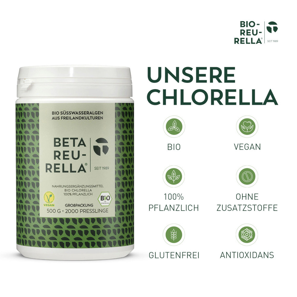 BETA REU-RELLA BIO SÜSSWASSERALGEN 2000 St Tabletten