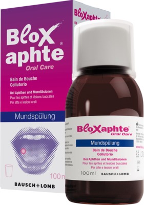 Bloxaphte Oral Care Mundspülung bei Aphthen und Verletzungen im Mund 100 ml Mundwasser