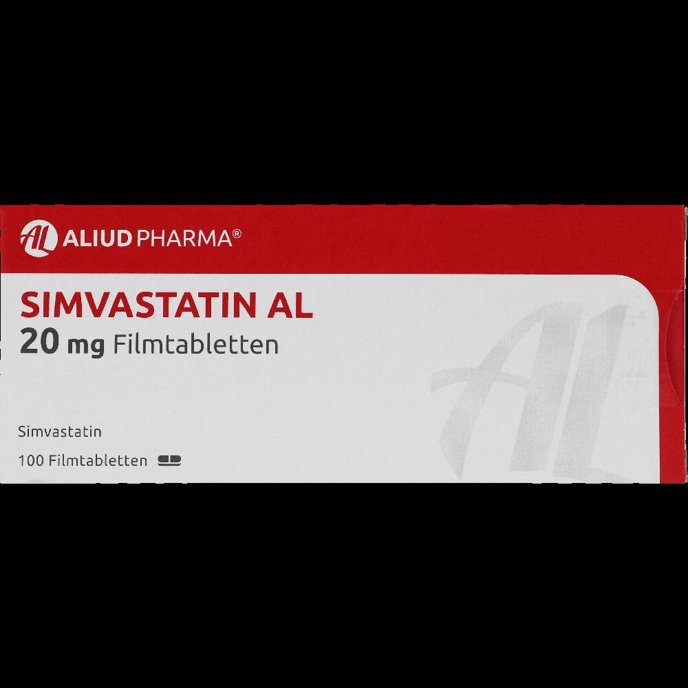 SIMVASTATIN AL 20mg 100 St Filmtabletten
