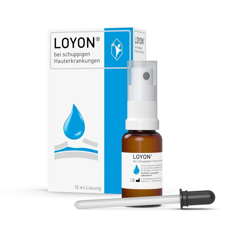 LOYON bei Schuppenflechte, Milchschorf & Kopfgneis 15 ml Lösung 15 ml Lösung