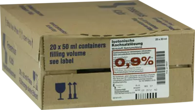 KOCHSALZLÖSUNG 0,9% Freka-Flasche Fresenius 20X50 ml Injektionslösung