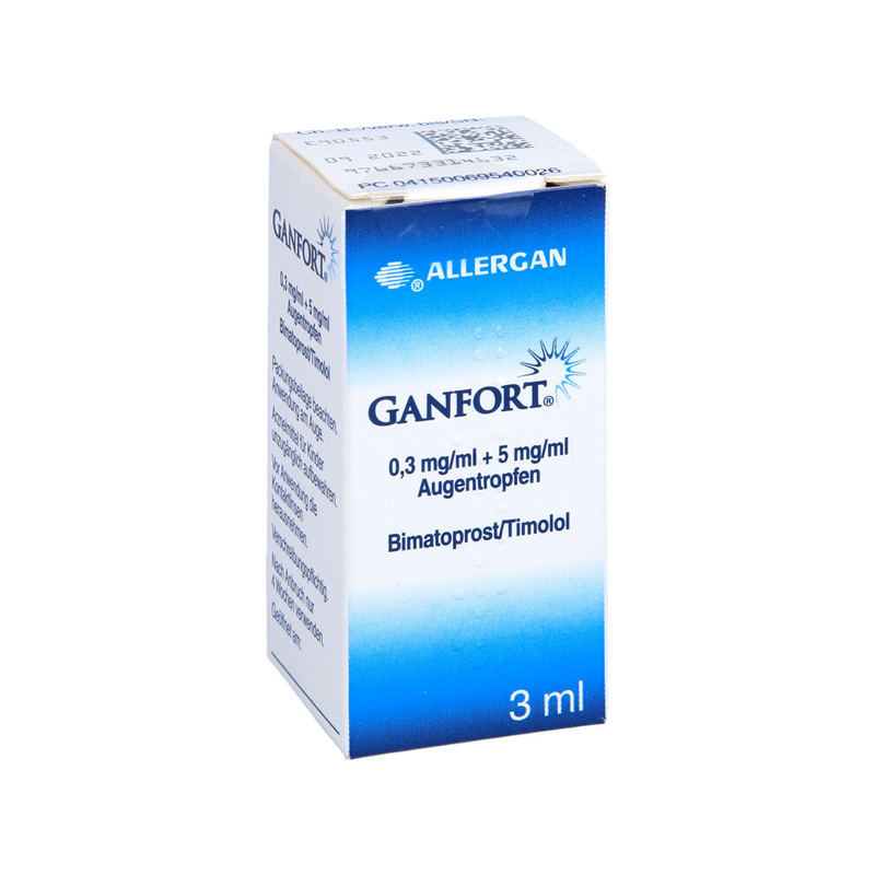 GANFORT 0,3mg/ml + 5mg/ml 3 ml Augentropfen