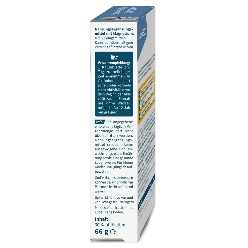 sanotact Magnesium 400 PUR 30 St Kautabletten