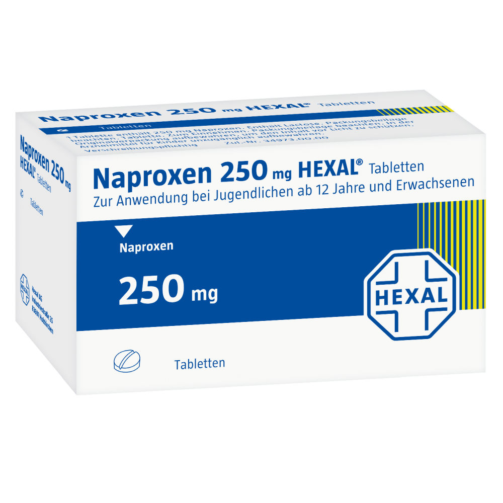 Naproxen 250mg HEXAL 100 St Tabletten