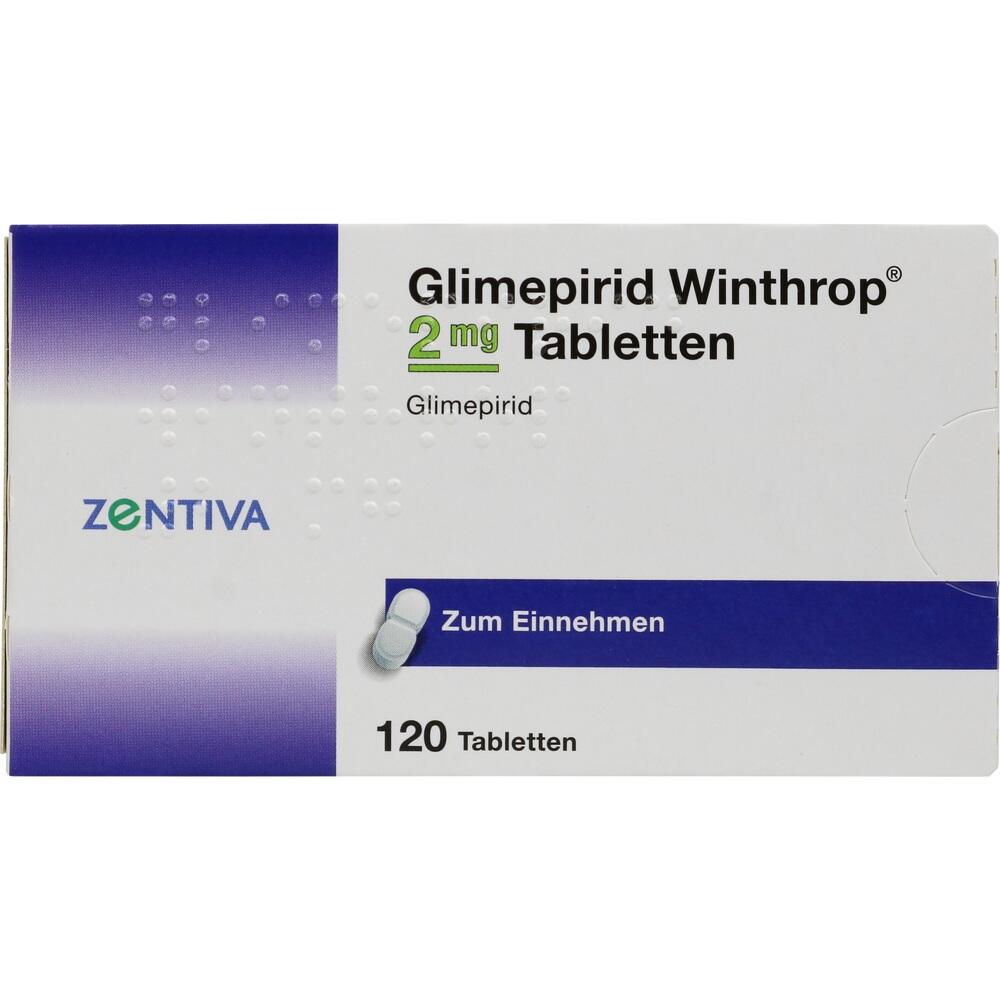 Glimepirid Winthrop 2mg 120 St Tabletten