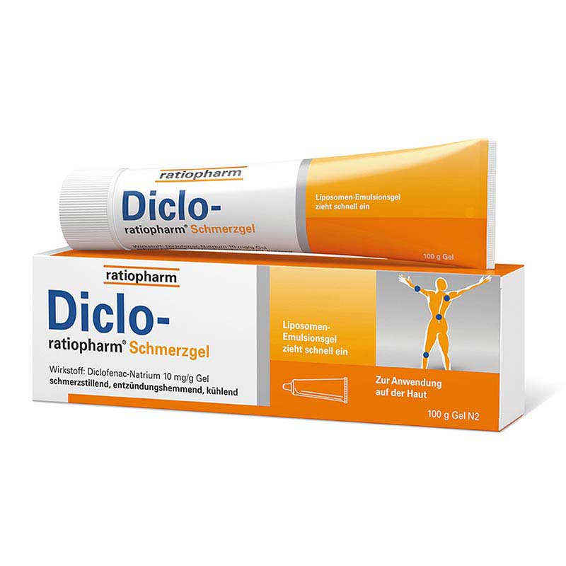 Diclo ratiopharm Schmerzgel  100 g Gel