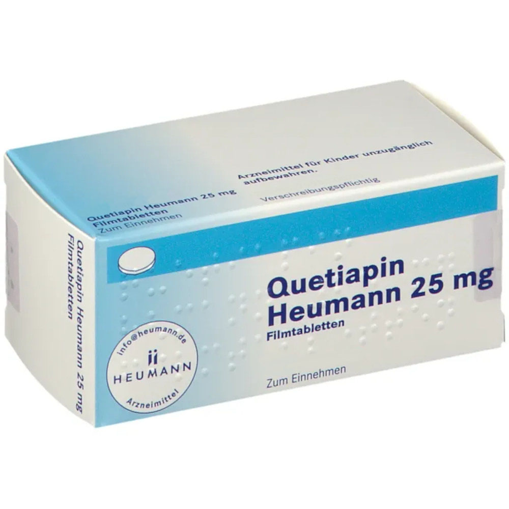 Quetiapin Heumann 25mg 20 St Filmtabletten