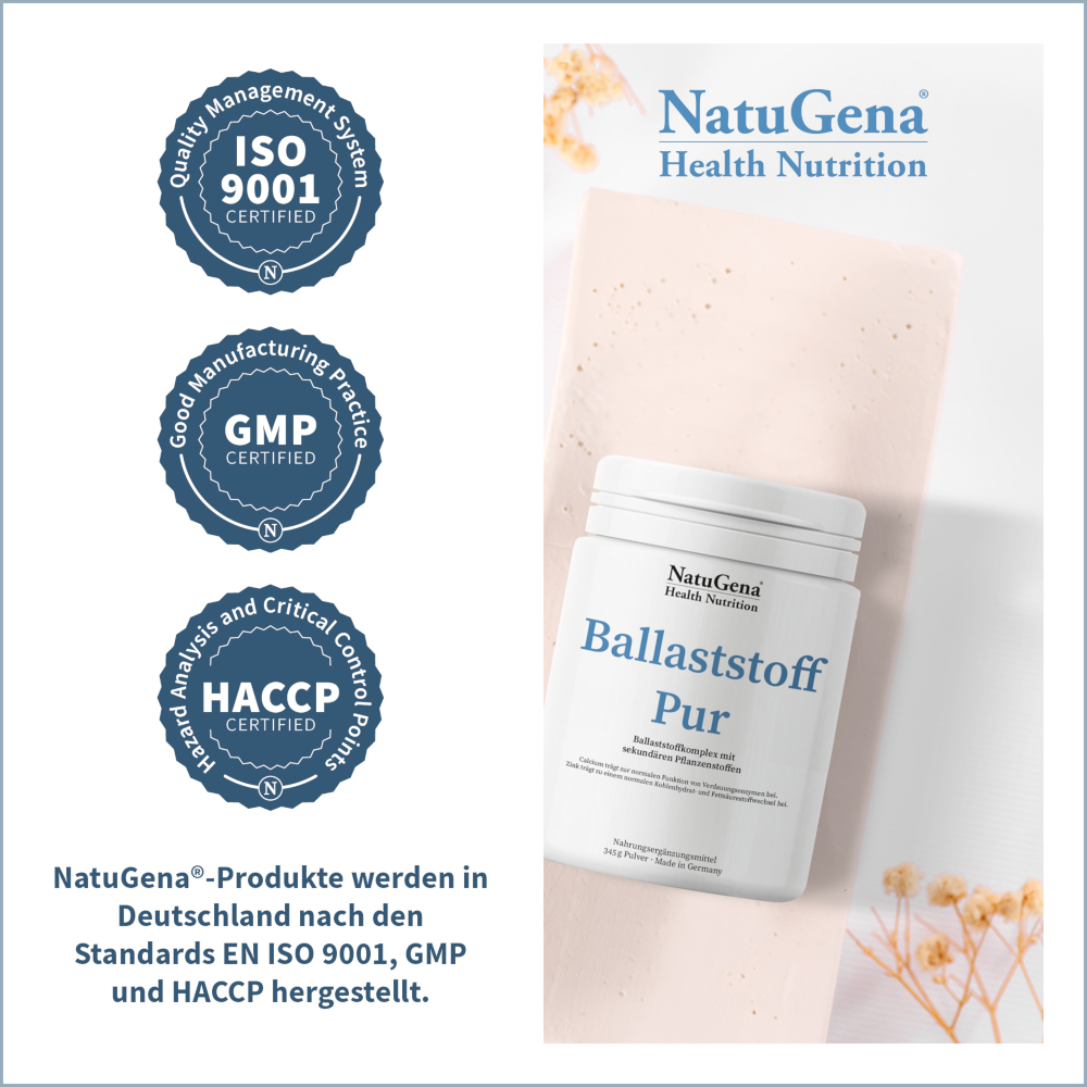 NatuGena Ballaststoff Pur 345 g Pulver