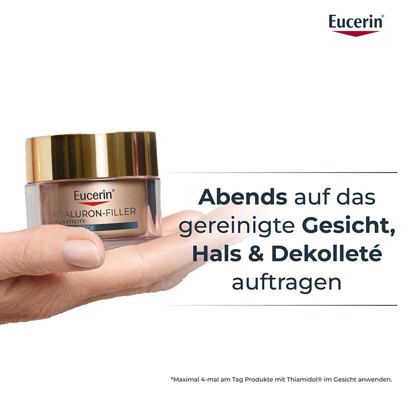 Eucerin HYALURON FILLER + ELASTICITY Nachtpflege 50 ml Creme