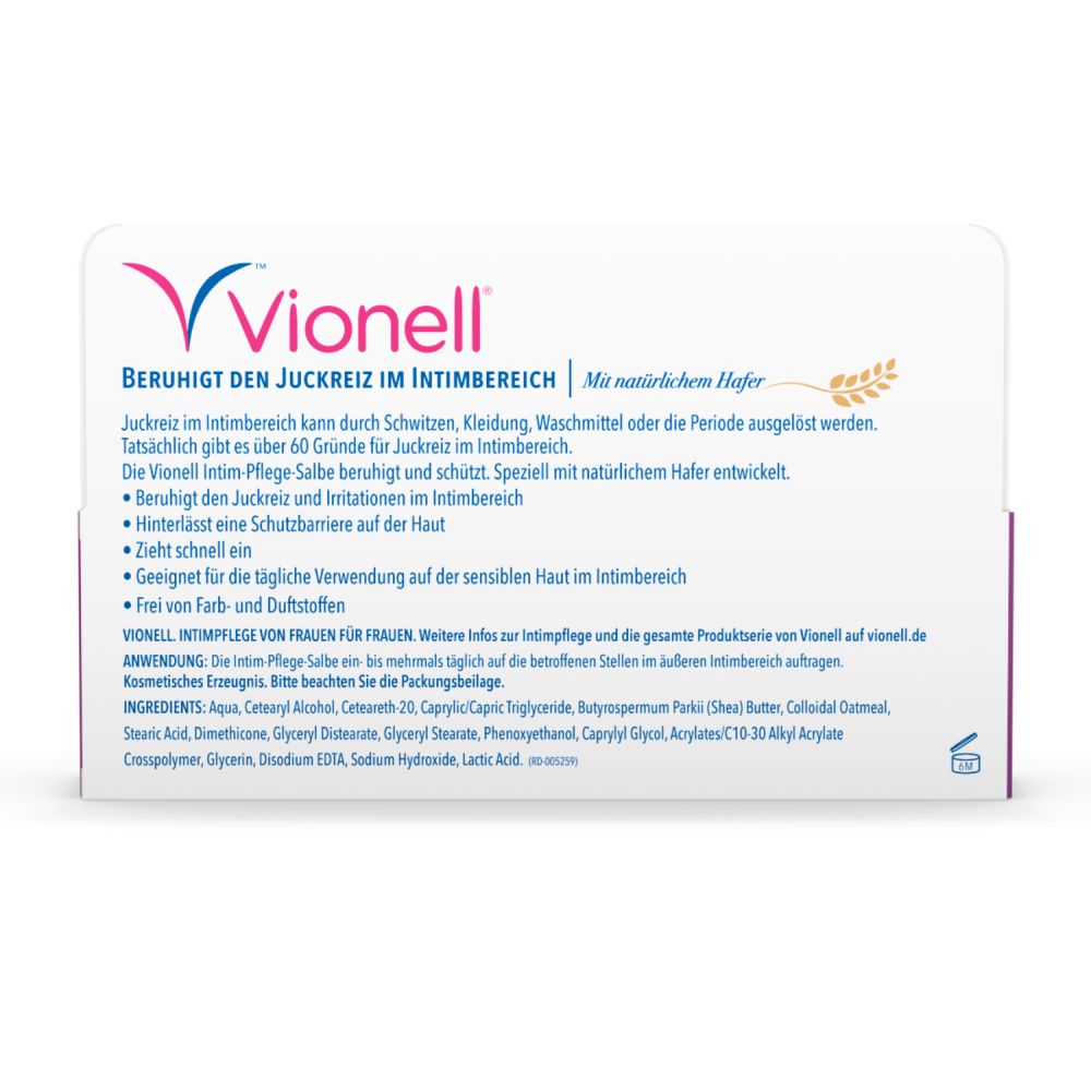 VIONELL Intim Pflege-Salbe 15 ml Salbe