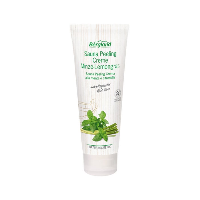 Bergland Sauna Peeling Creme Minze-Lemongras 100 ml Körperpflege
