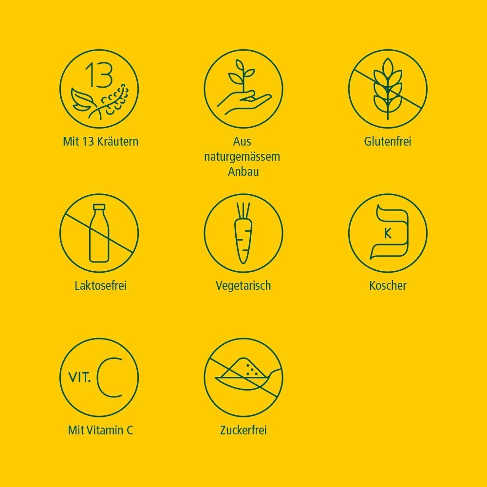 Ricola Zitronenmelisse Schweizer Kräuterbonbon zuckerfrei 50 g Bonbons