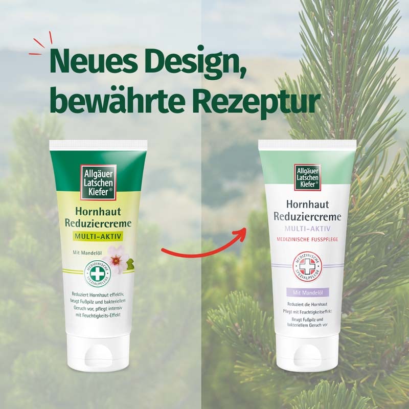 Allgäuer Latschen Kiefer Hornhaut Reduziercreme MULTI-AKTIV 100 ml Creme