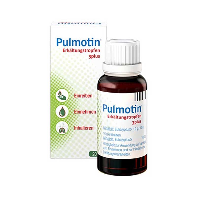 PULMOTIN Erkältungstropfen 3plus 20 ml Lösung