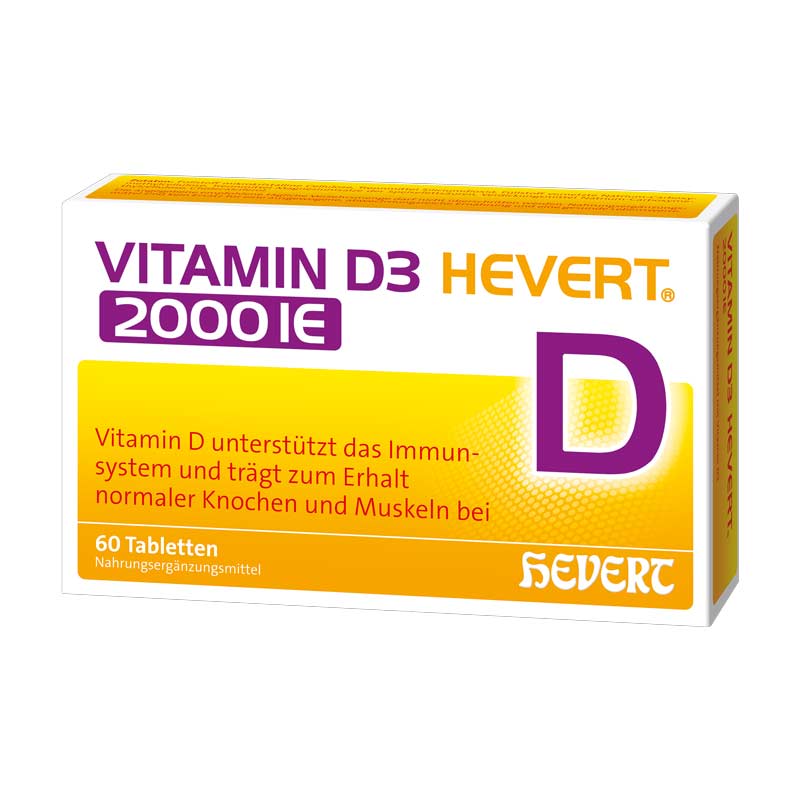 VITAMIN D3 HEVERT 2.000 I.E.  60 St Tabletten